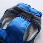 Cozy Pocket Dog Coat with Fleece Panels