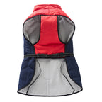 Sporty Belted Dog Coat with Fleece Lining