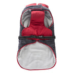 Cozy Pocket Dog Coat with Fleece Panels