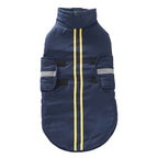 Reflective Pocket Dog Coat with Fleece Lining