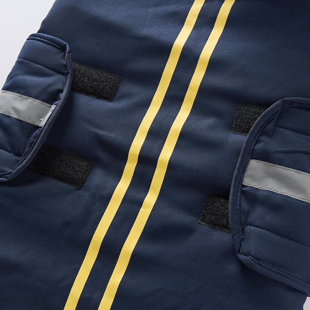 Reflective Pocket Dog Coat with Fleece Lining