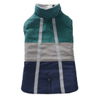 Colorblock Reflective Dog Coat with Fleece Lining