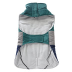 Colorblock Reflective Dog Coat with Fleece Lining