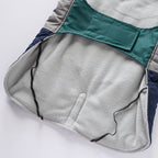 Colorblock Reflective Dog Coat with Fleece Lining