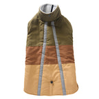 Colorblock Reflective Dog Coat with Fleece Lining