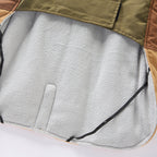 Colorblock Reflective Dog Coat with Fleece Lining