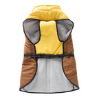 Sporty Belted Dog Coat with Fleece Lining