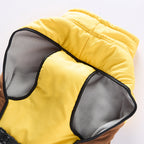 Sporty Belted Dog Coat with Fleece Lining