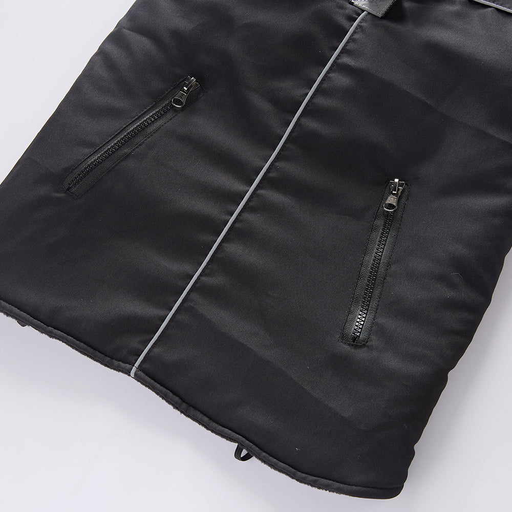Urban Reflective Dog Coat with Zip Pockets