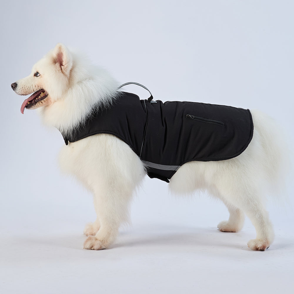 Urban Reflective Dog Coat with Zip Pockets