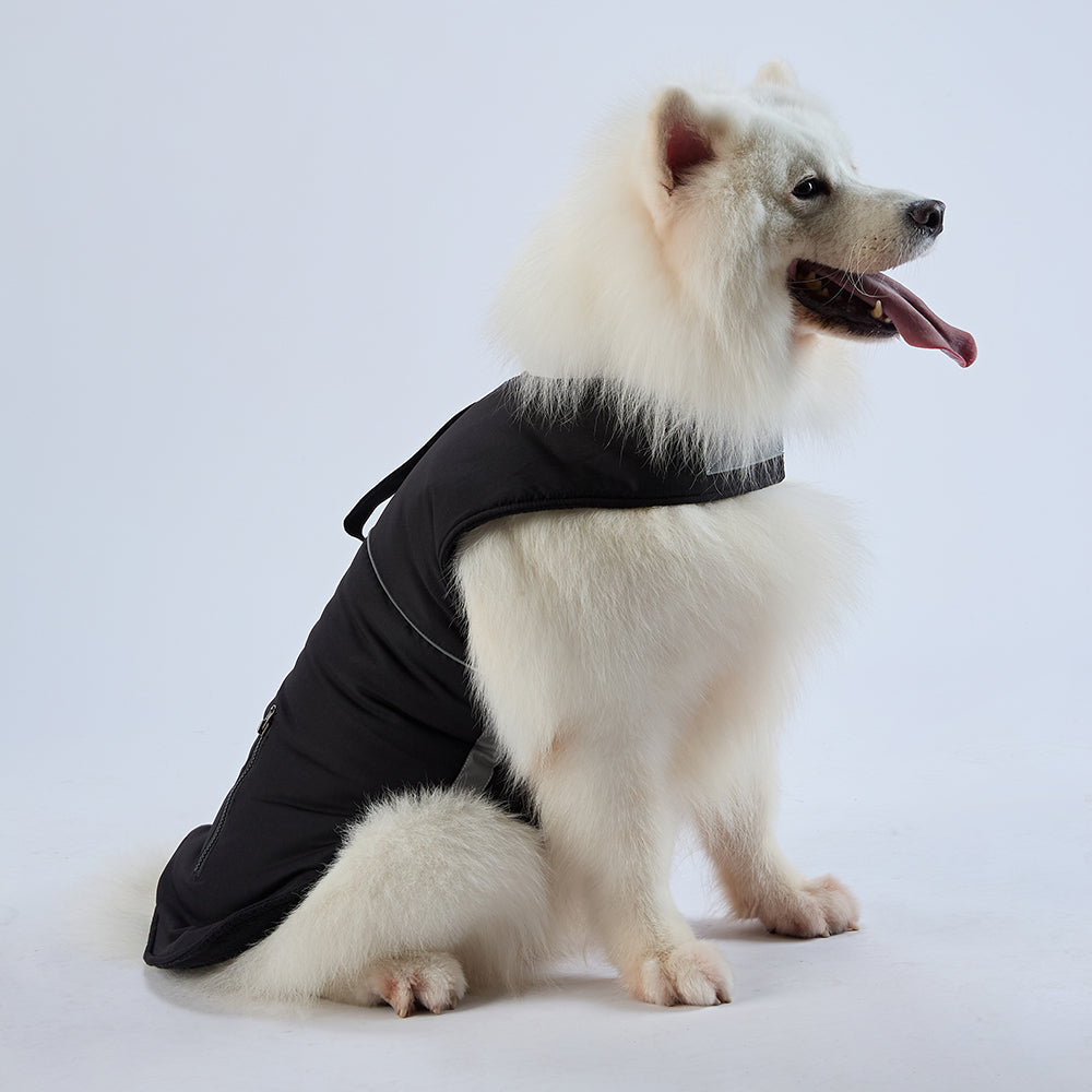 Urban Reflective Dog Coat with Zip Pockets