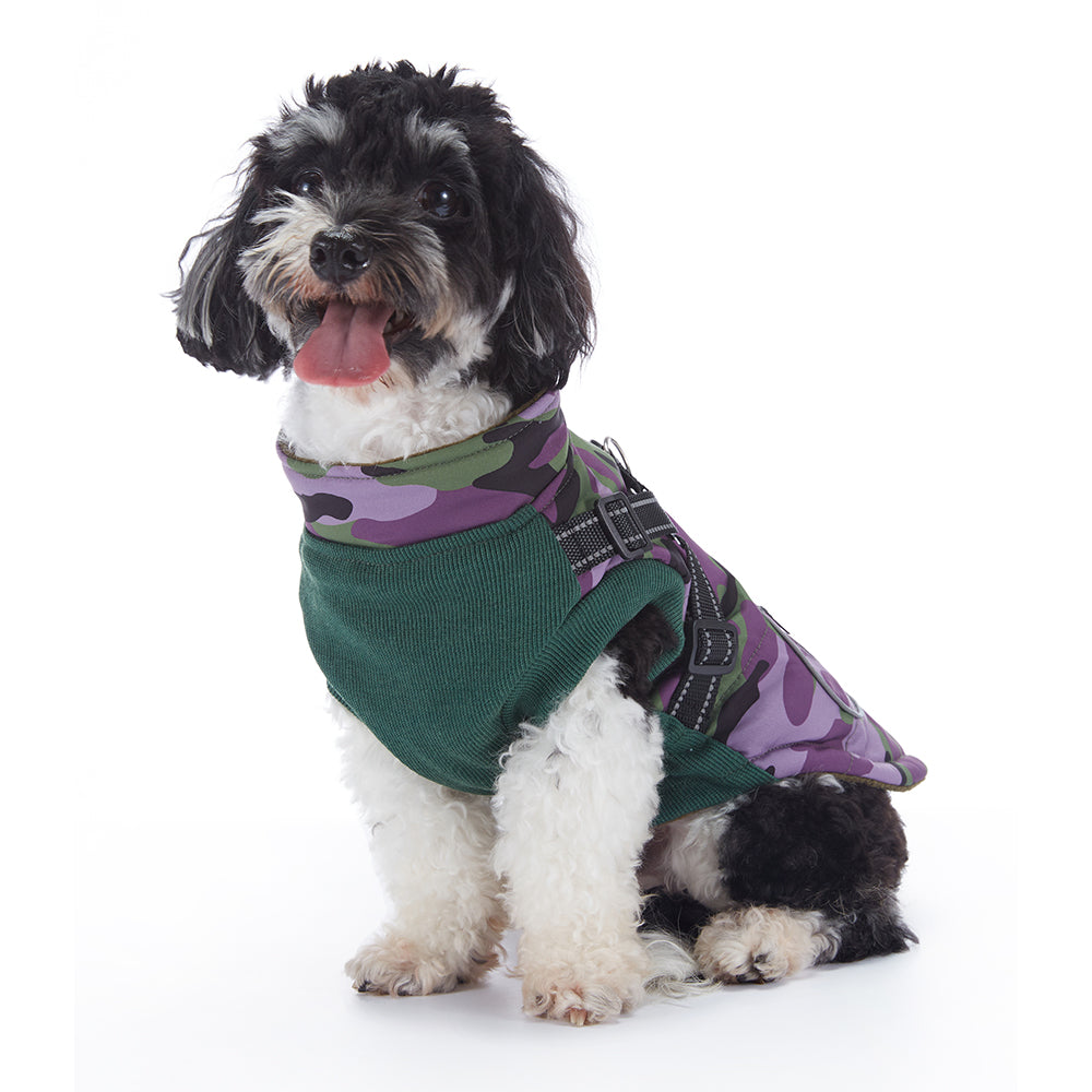 Integrated Harness Camo Dog Vest