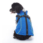 Reflective Piped Built‑in Harness Dog Vest