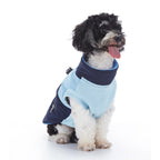 Colorblock Harness Dog Puffer Jacket