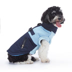 Colorblock Harness Dog Puffer Jacket