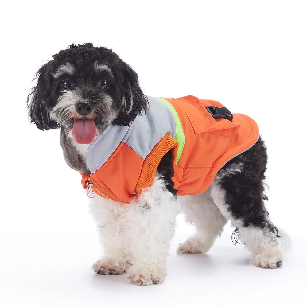 Colorblock Utility Cargo Pocket Dog Vest