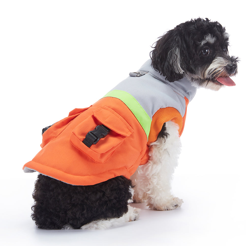 Colorblock Utility Cargo Pocket Dog Vest