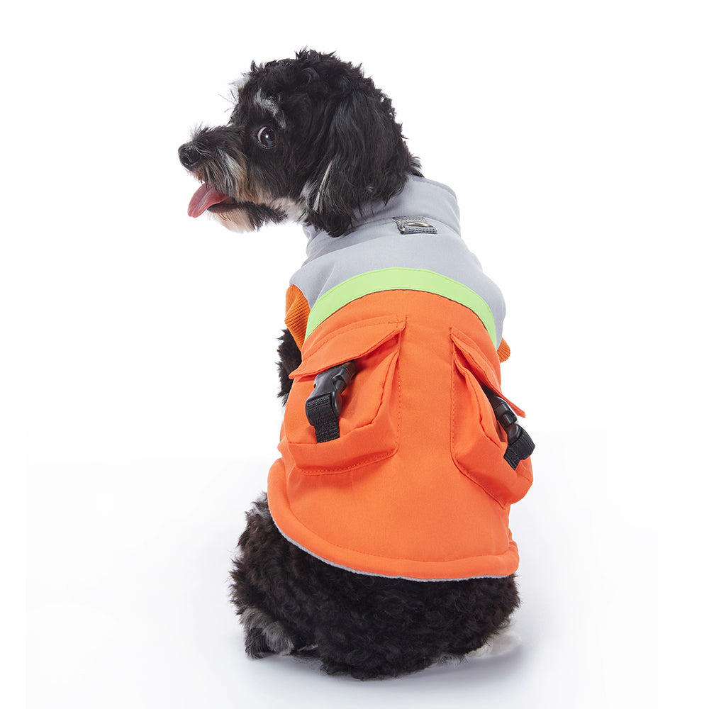 Colorblock Utility Cargo Pocket Dog Vest