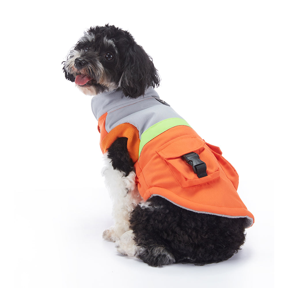 Colorblock Utility Cargo Pocket Dog Vest