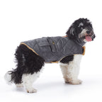 Quilted Plush Dog Jacket with Pockets
