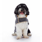 Quilted Plush Dog Jacket with Pockets