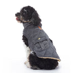 Quilted Plush Dog Jacket with Pockets