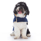 Quilted Plush Dog Jacket with Pockets