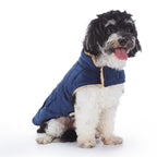 Quilted Plush Dog Jacket with Pockets