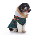 Faux‑Fur Trim Hooded Harness Dog Parka