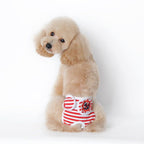 Pet Sanitary Pants – Striped Design (Unisex for Male / Female Dogs)