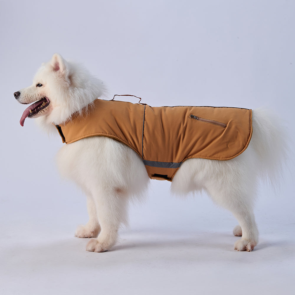 Urban Reflective Dog Coat with Zip Pockets