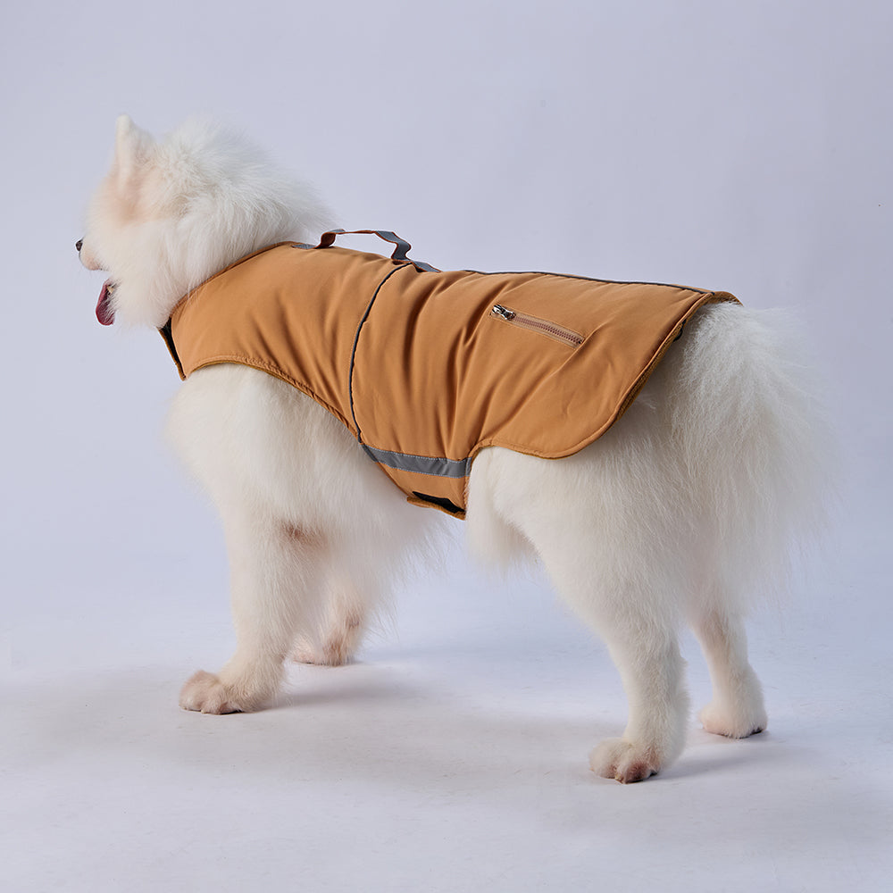 Urban Reflective Dog Coat with Zip Pockets