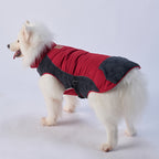 Cozy Pocket Dog Coat with Fleece Panels