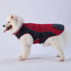 Cozy Pocket Dog Coat with Fleece Panels