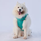 Quilted High‑Collar Dog Vest with Fleece Lining