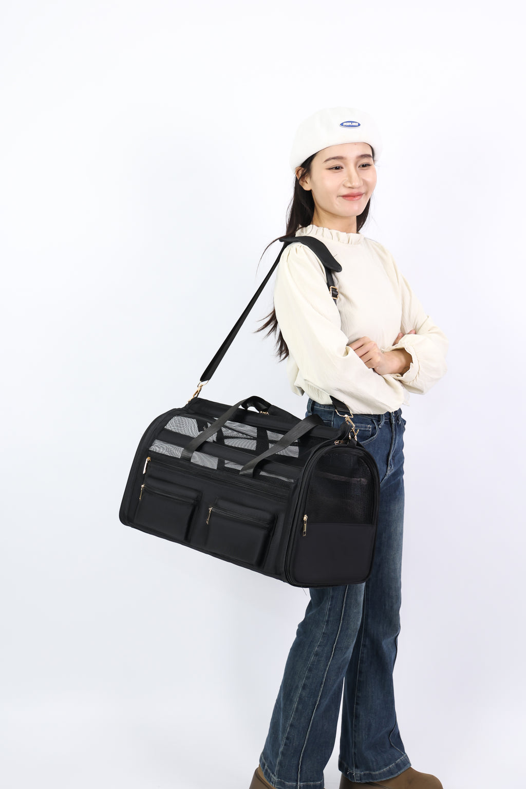 Graphite Carrier - Foldable Pet Backpack – Lightweight & Multi-Access