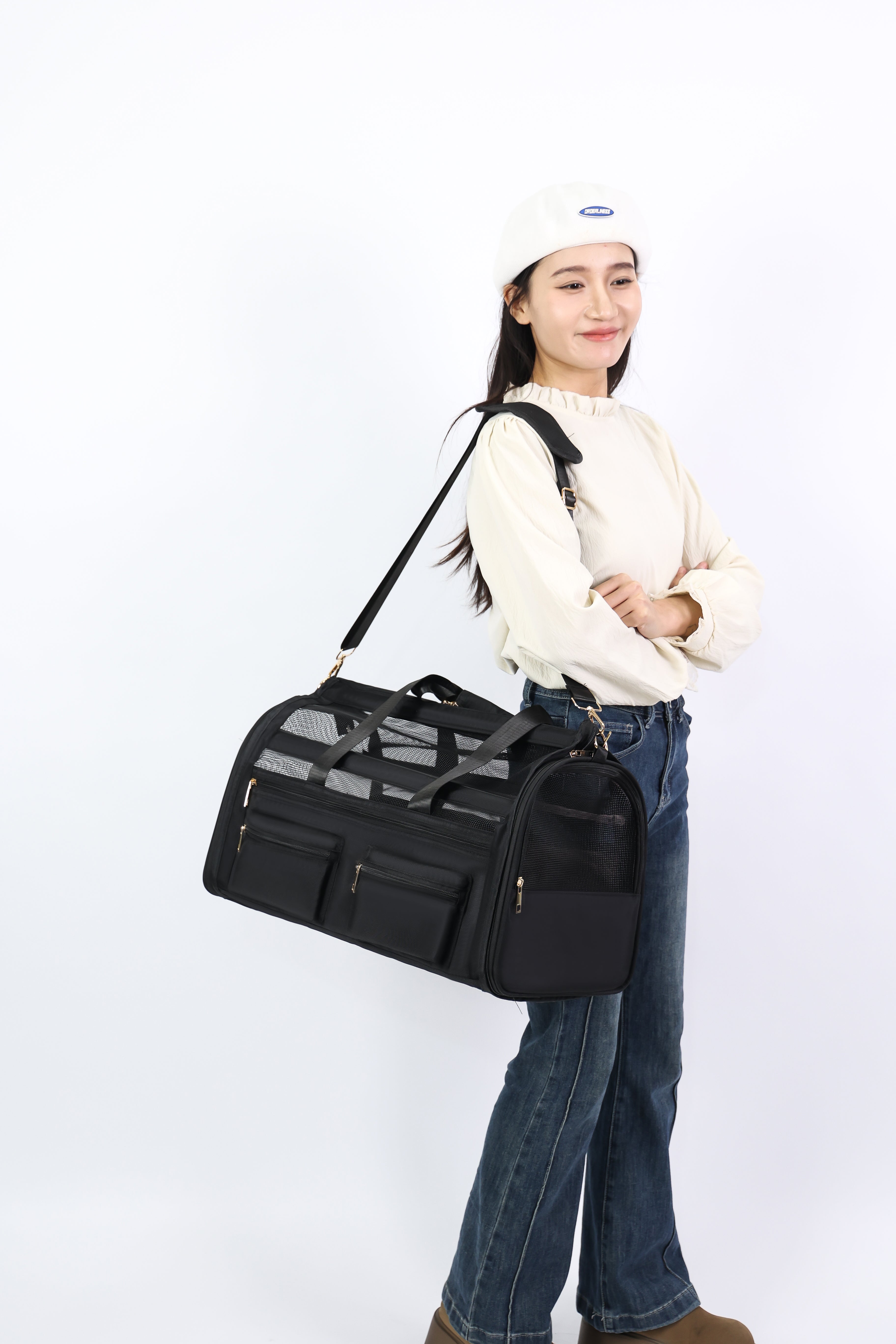 Graphite Carrier - Foldable Pet Backpack – Lightweight & Multi-Access