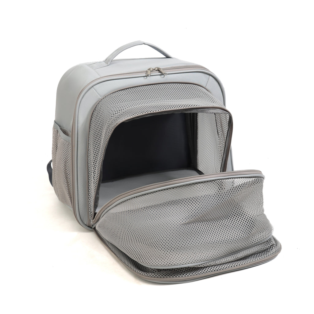 Expand Comfort 2-in-1 Pet Carrier – Expandable, Breathable & Luggage-Ready