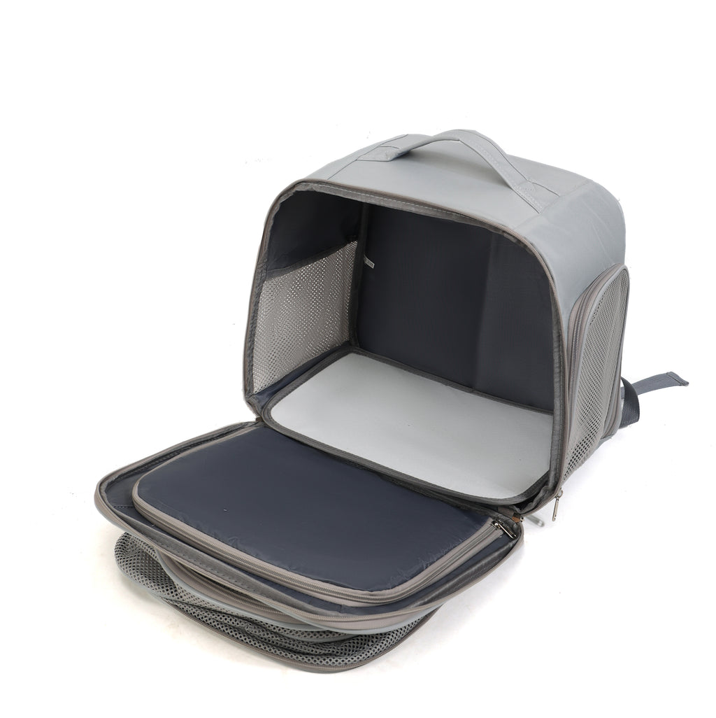 Expand Comfort 2-in-1 Pet Carrier – Expandable, Breathable & Luggage-Ready
