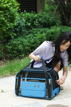 DuoSpace Pet Box – Two-Cat Carrier with Vent & Support Frame