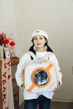 Foldable Pet Carrier - Interactive & Space-Smart