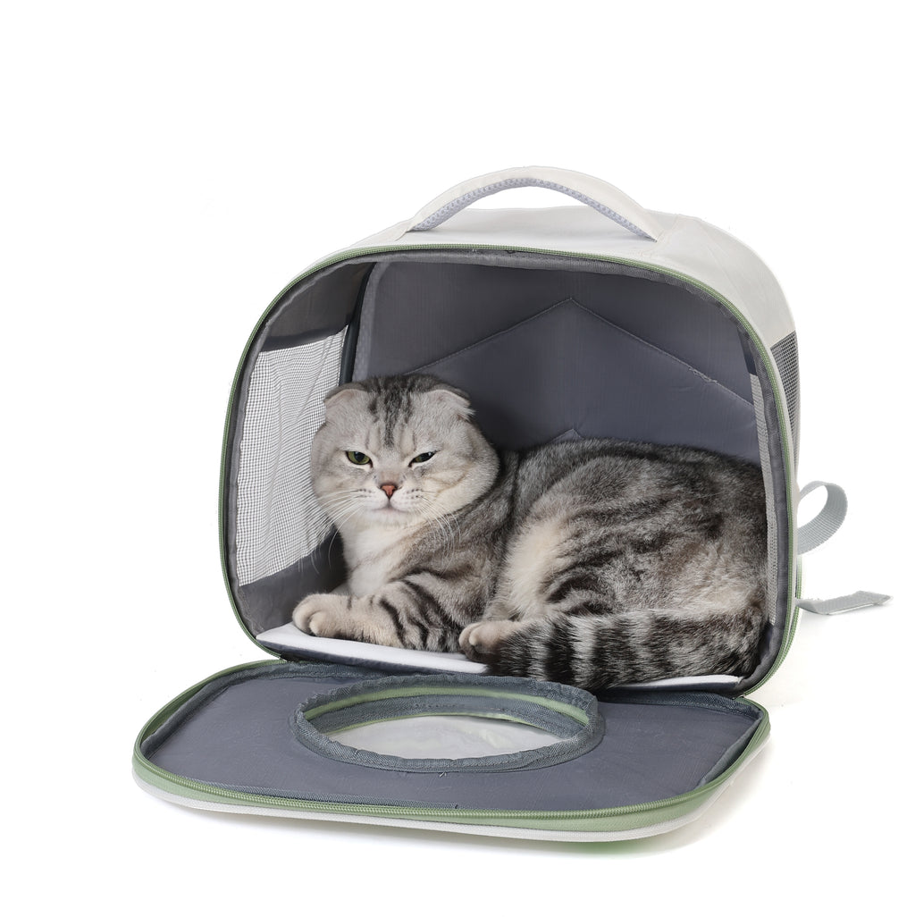 Foldable Pet Carrier - Interactive & Space-Smart