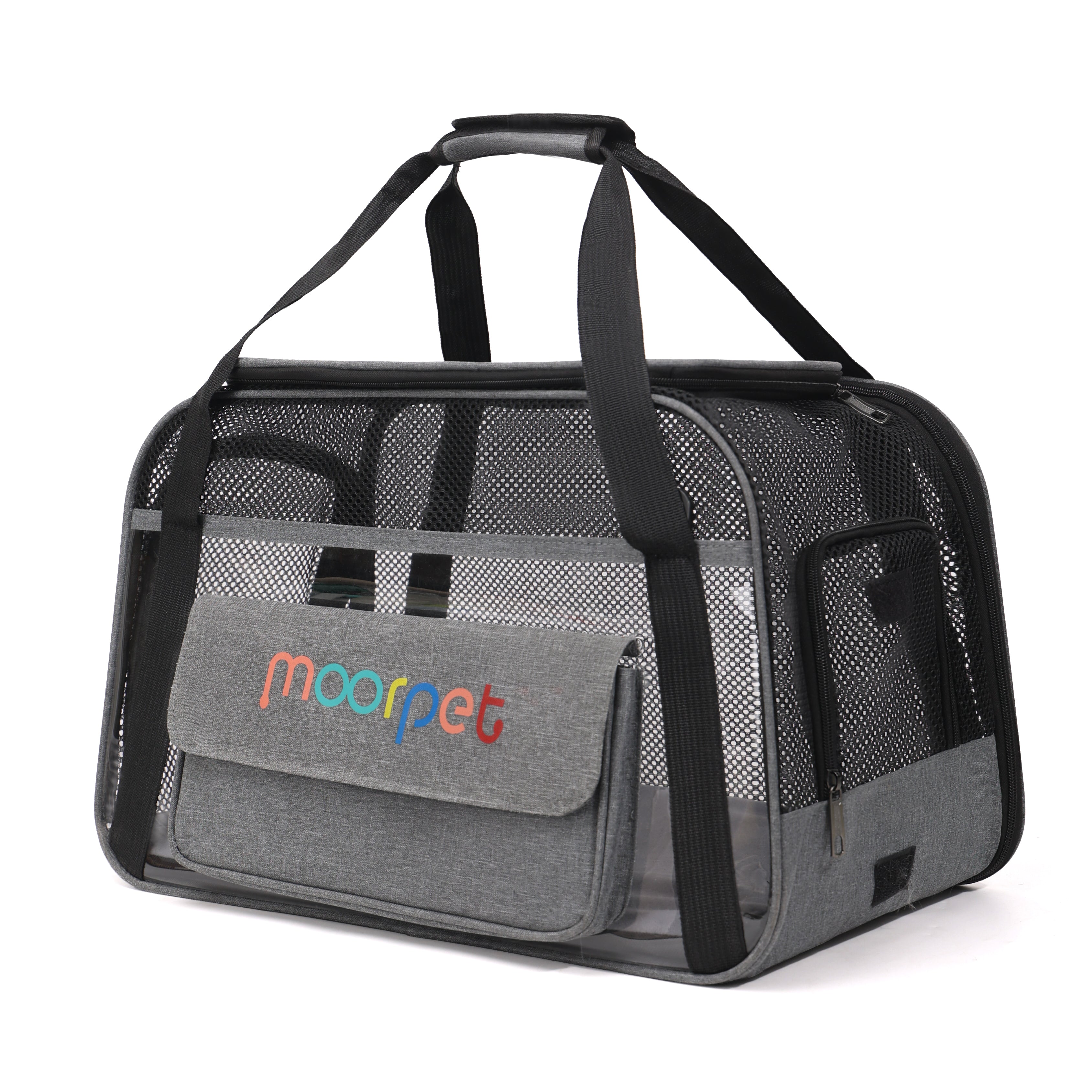 DuoSpace Pet Box – Two-Cat Carrier with Vent & Support Frame