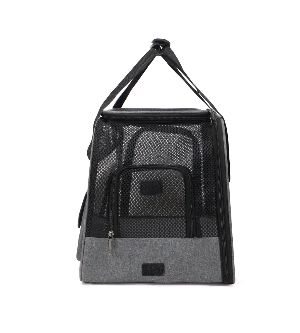 DuoSpace Pet Box – Two-Cat Carrier with Vent & Support Frame