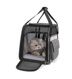 DuoSpace Pet Box – Two-Cat Carrier with Vent & Support Frame