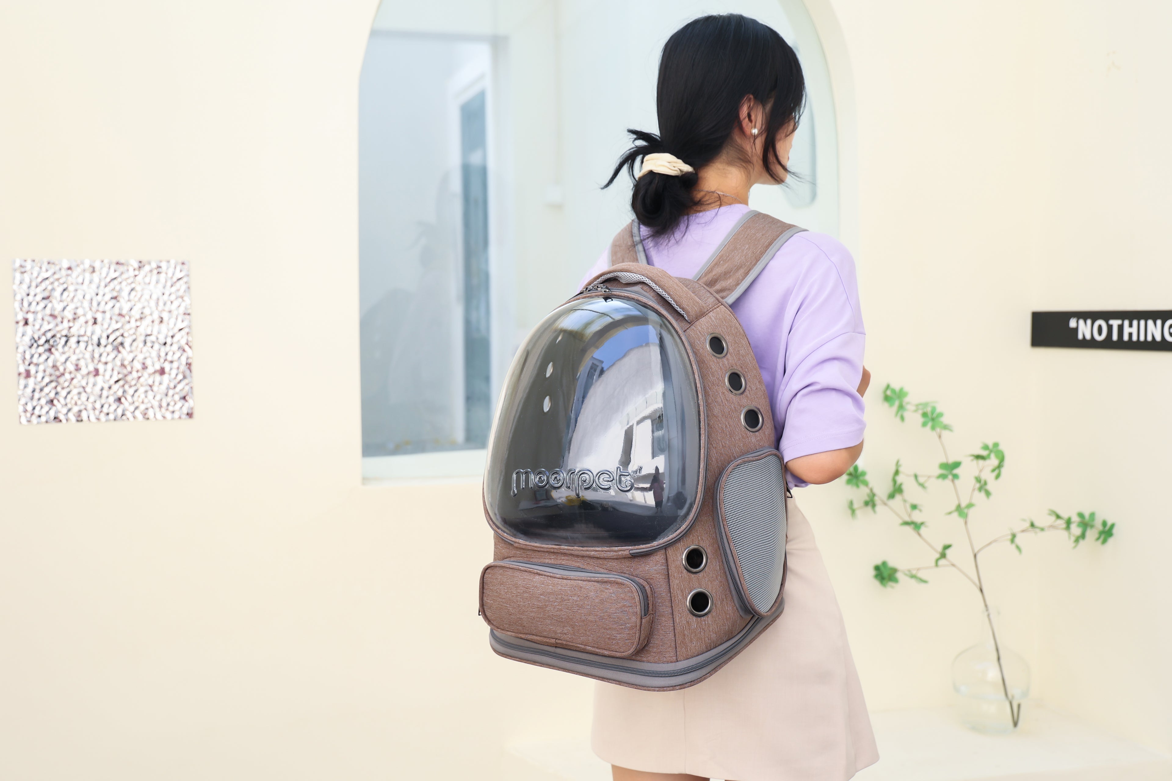 Large Capacity & Spine-Friendly Pet Carrier