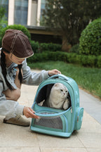 Bi-Window - Multi-Access Pet Backpack – Breathe, Roam & Connect