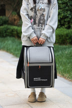 UrbanPaws Versatile Pet Backpack – Roll-Top & Luggage-Ready