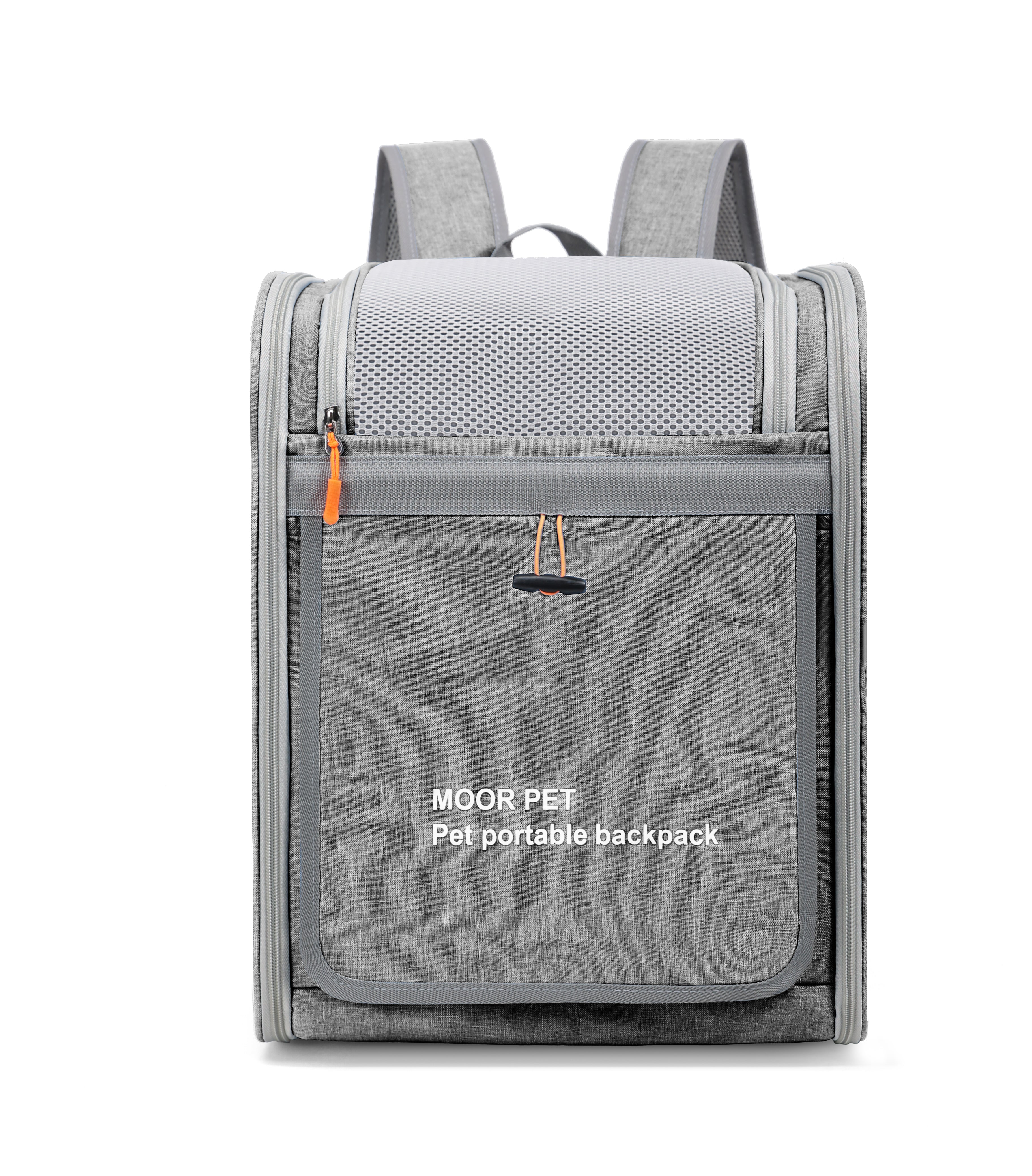 UrbanPaws Versatile Pet Backpack – Roll-Top & Luggage-Ready