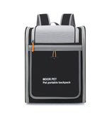 UrbanPaws Versatile Pet Backpack – Roll-Top & Luggage-Ready